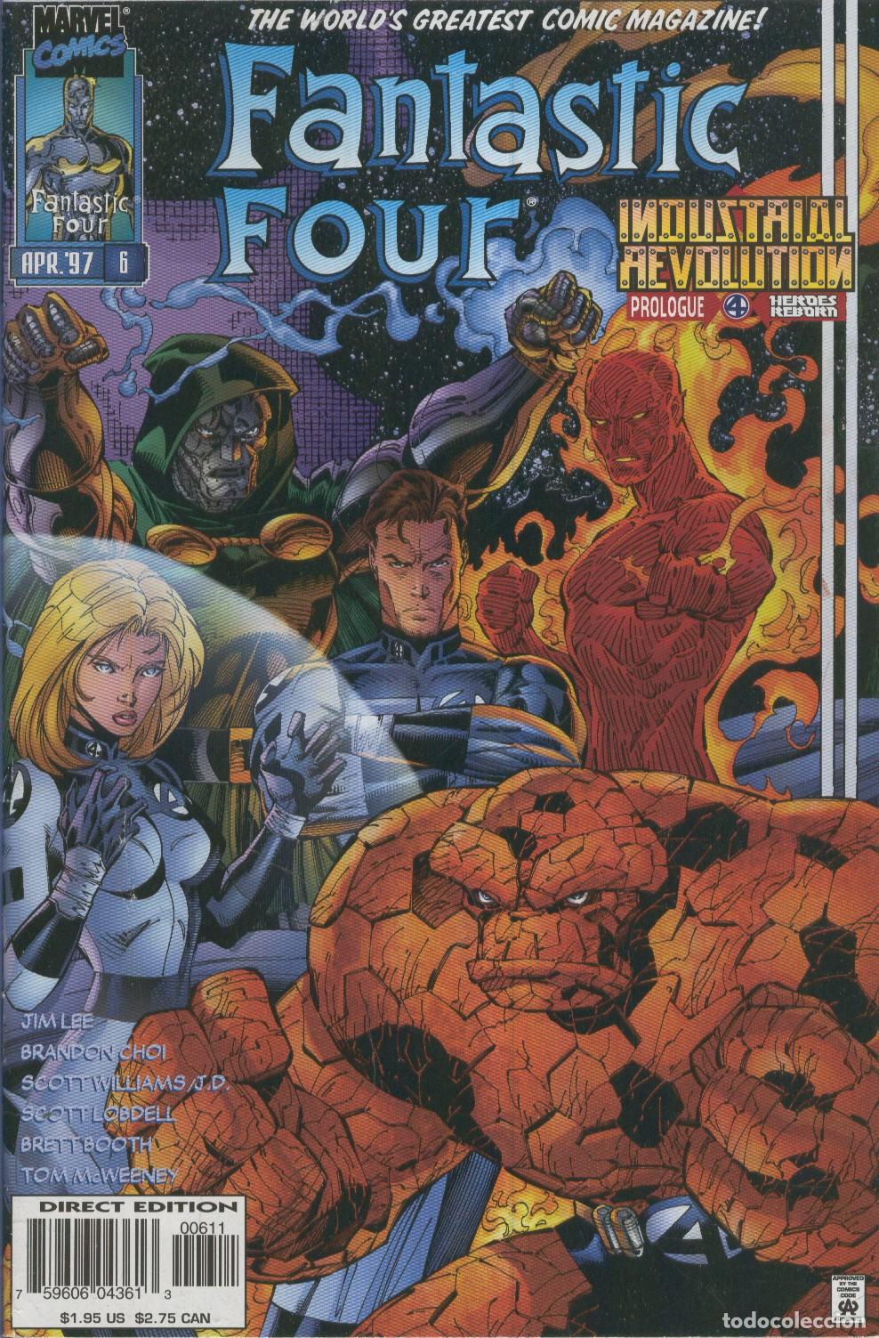 C&oacute;mics: FANTASTIC FOUR Vol.02 Numero 06 - Jim Lee - Foto 1