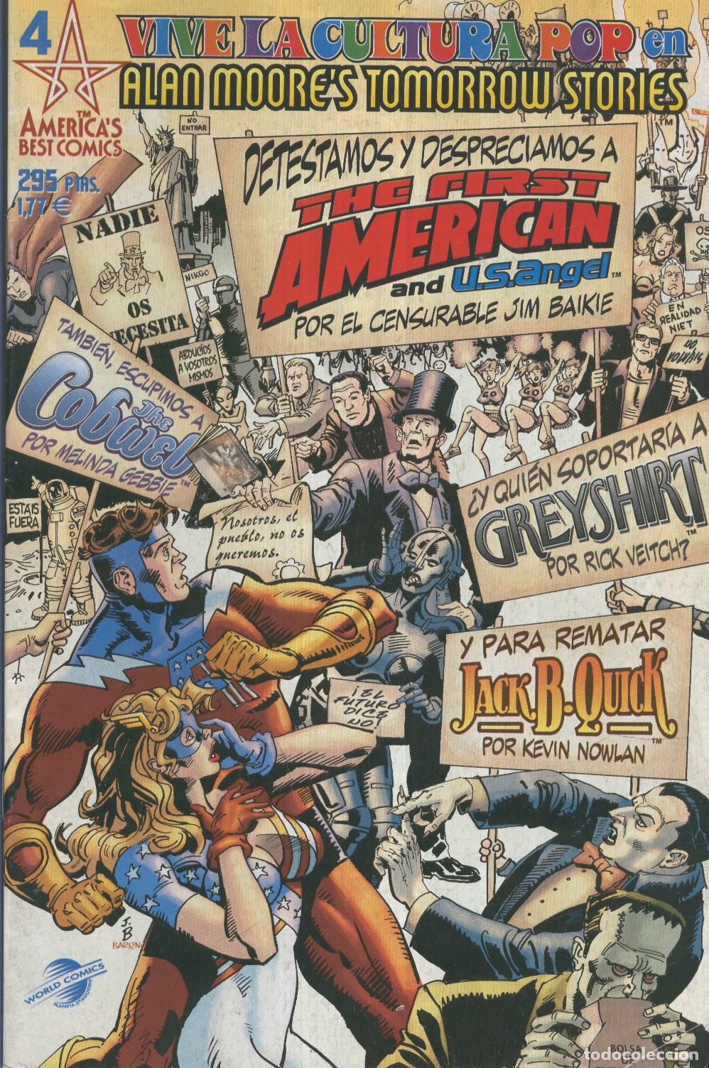 C&oacute;mics: TOMORROW STORIES by Alan Moore Numero 04: The first american and US Angel - Alan Moore
