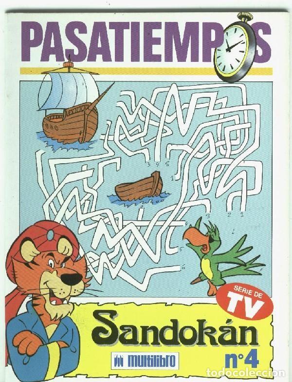 C&oacute;mics: Pasatiempos Sandokan numero 4 - Varios - Foto 1