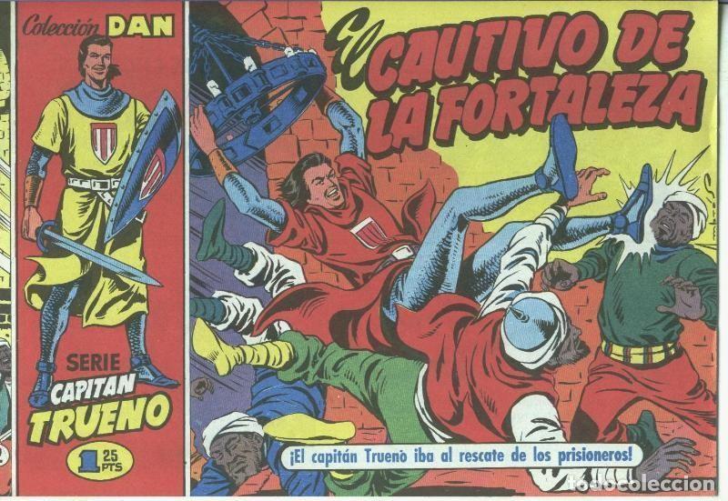 Comics: El Capitan Trueno facsimil numero 002: El cautivo de la fortaleza - Varios