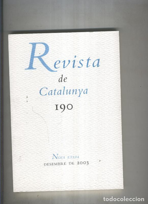 C&oacute;mics: Revista de catalunya numero 190 - Varios - Foto 1