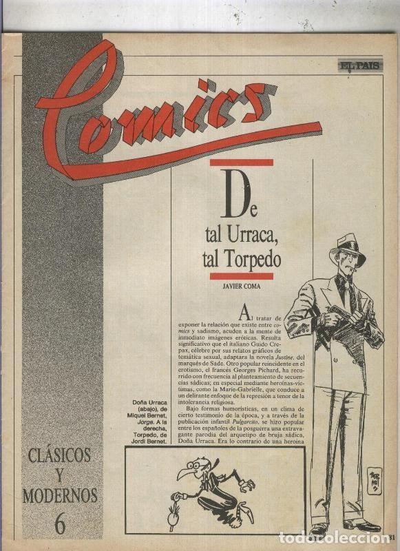 C&oacute;mics: Comics.Los: clasicos y modernos numero 06 - Javier Coma - Foto 1