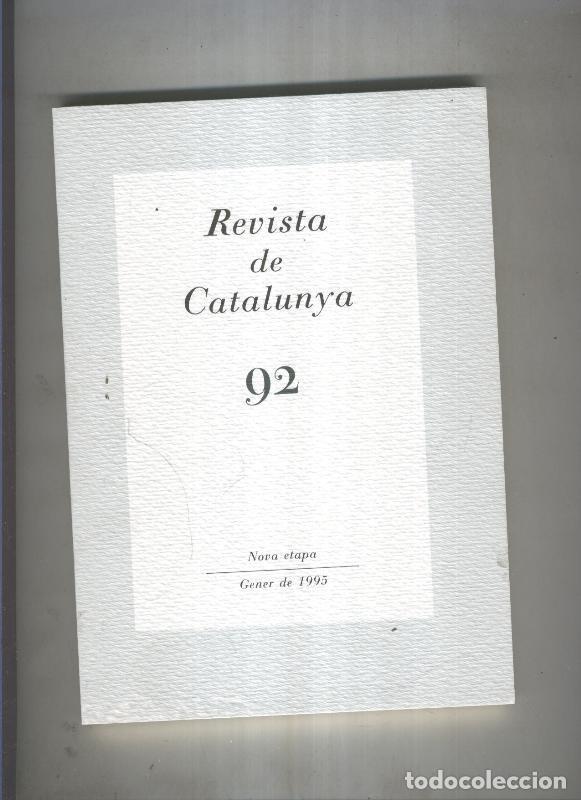 C&oacute;mics: Revista de catalunya numero 92 - Varios - Foto 1