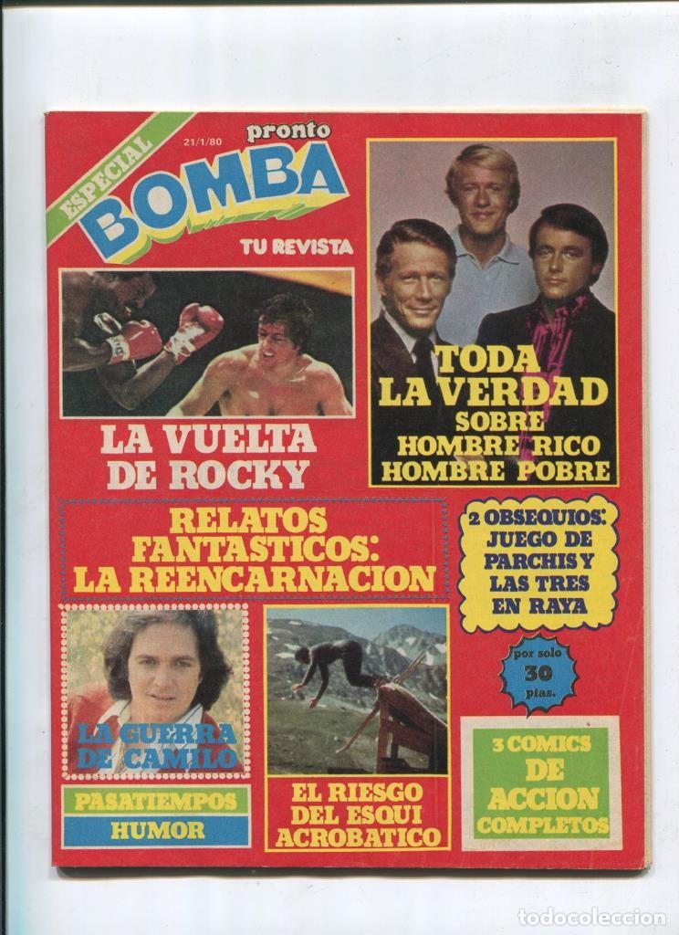 C&oacute;mics: Bomba revista de comic + TV + articulos del corazon numero 16 - varios