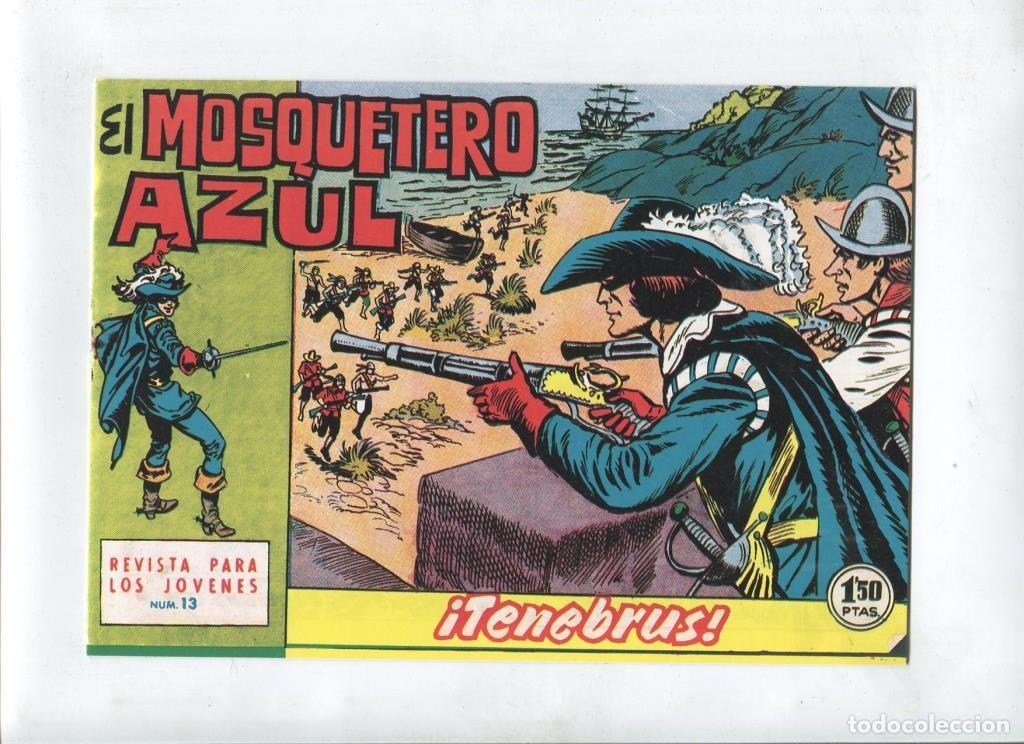 C&oacute;mics: Facsimil: El Mosquetero Azul numero 13: Tenebrus - Manuel Gago - Foto 1