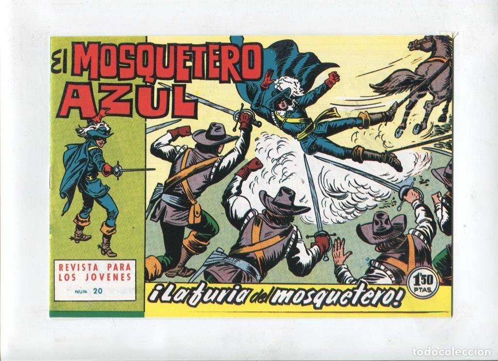Comics: Facsimil: El Mosquetero Azul numero 20: La furia del Mosquetero - Manuel Gago