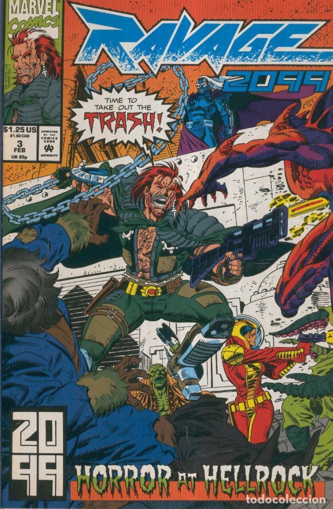 C&oacute;mics: RAVAGE 2099, Vol.1 No.03: Horror in HellRock - Stan Lee