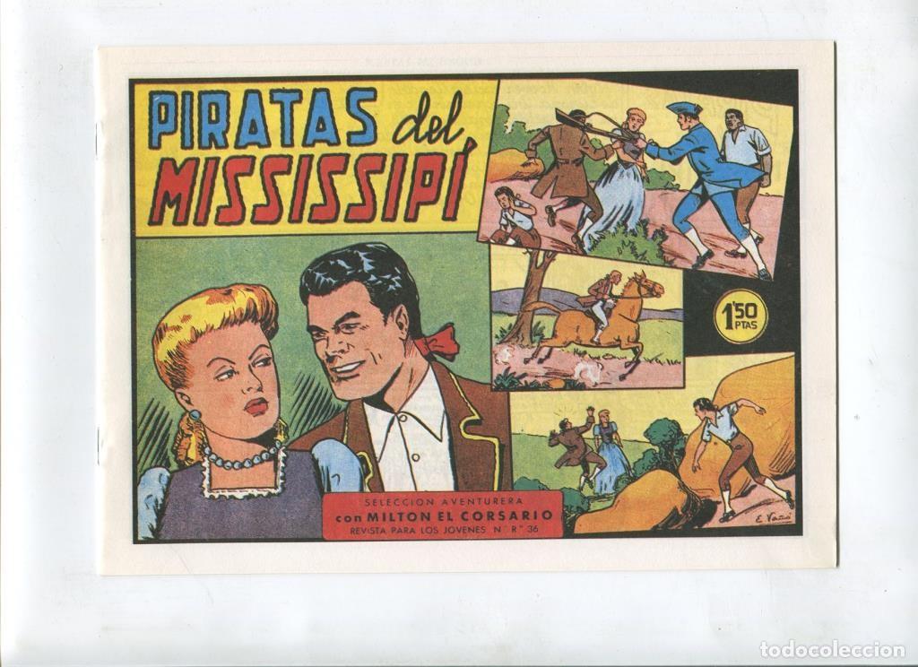 Comics: Milton el Corsario , facsimil numero 045: Piratas del Mississipi - Va&ntilde;o