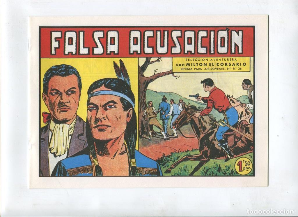 Comics: Milton el Corsario , facsimil numero 051: Falsa acusacion - Va&ntilde;o