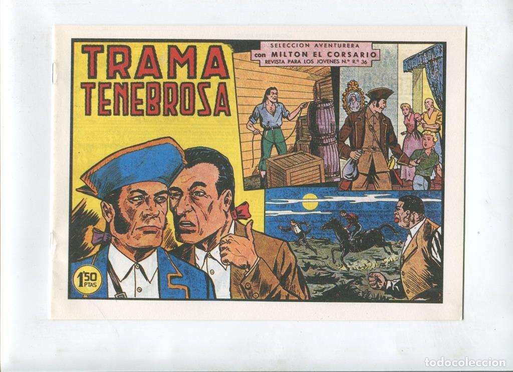 Comics : Milton el Corsario , facsimil numero 042: Trama tenebrosa - Va&ntilde;o