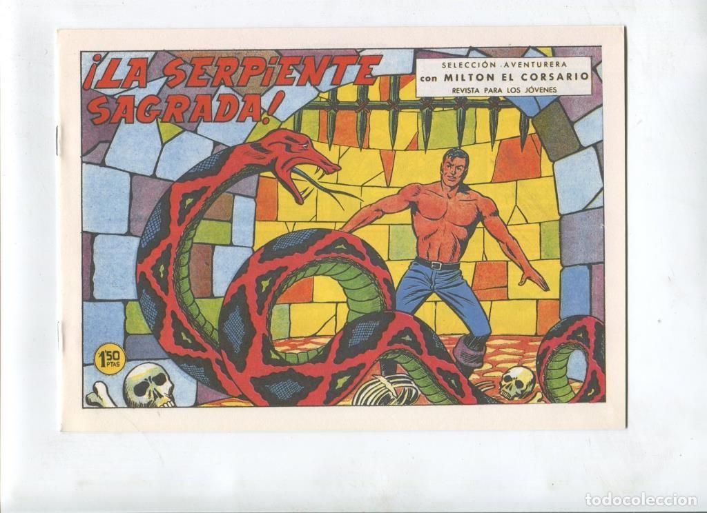 Comics: Milton el Corsario , facsimil numero 121: La serpiente sagrada - Va&ntilde;o