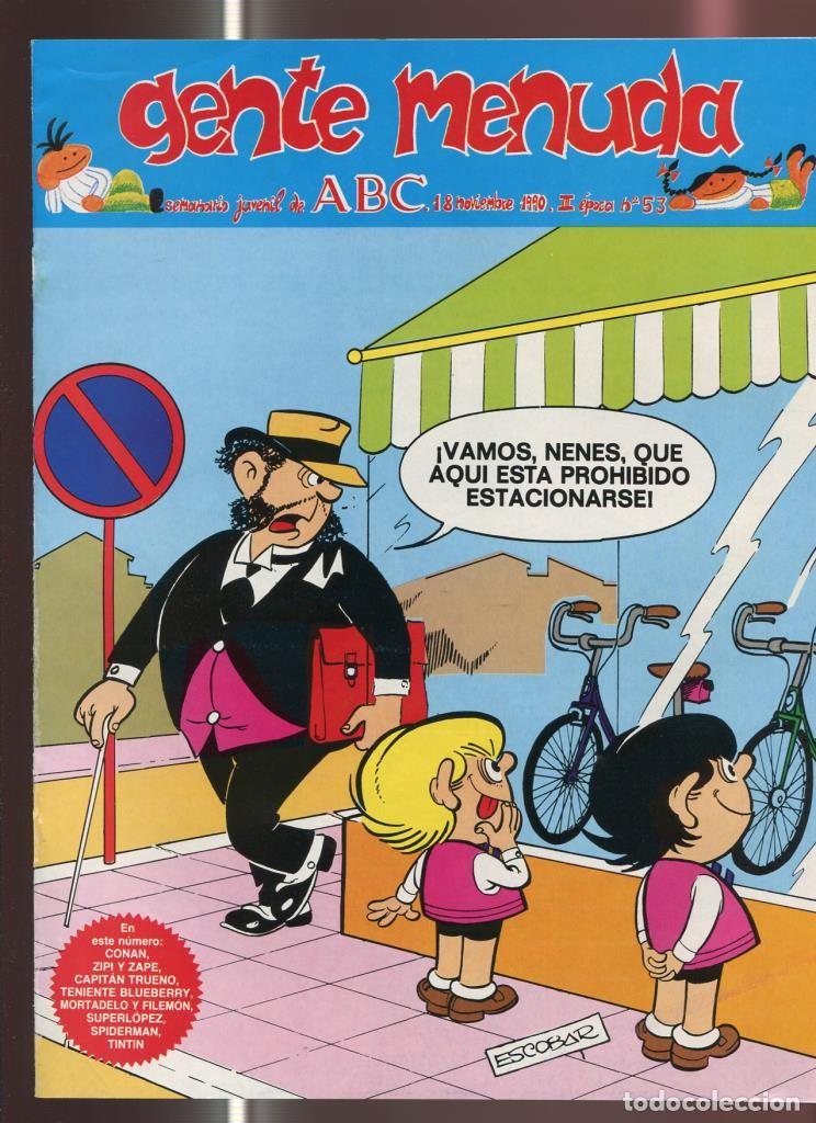 Comics: Gente Menuda seminario juvenil de ABC numero 053: El Capitan Trueno, etc - Varios