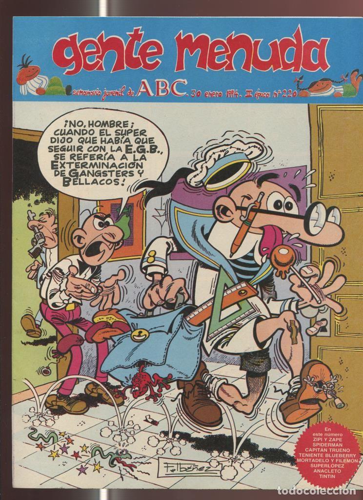 Comics: Gente Menuda seminario juvenil de ABC numero 220: El Capitan Trueno, etc - Varios
