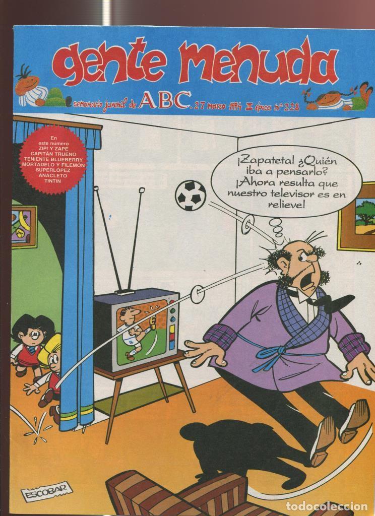 Fumetti: Gente Menuda seminario juvenil de ABC numero 228: El Capitan Trueno, etc - Varios