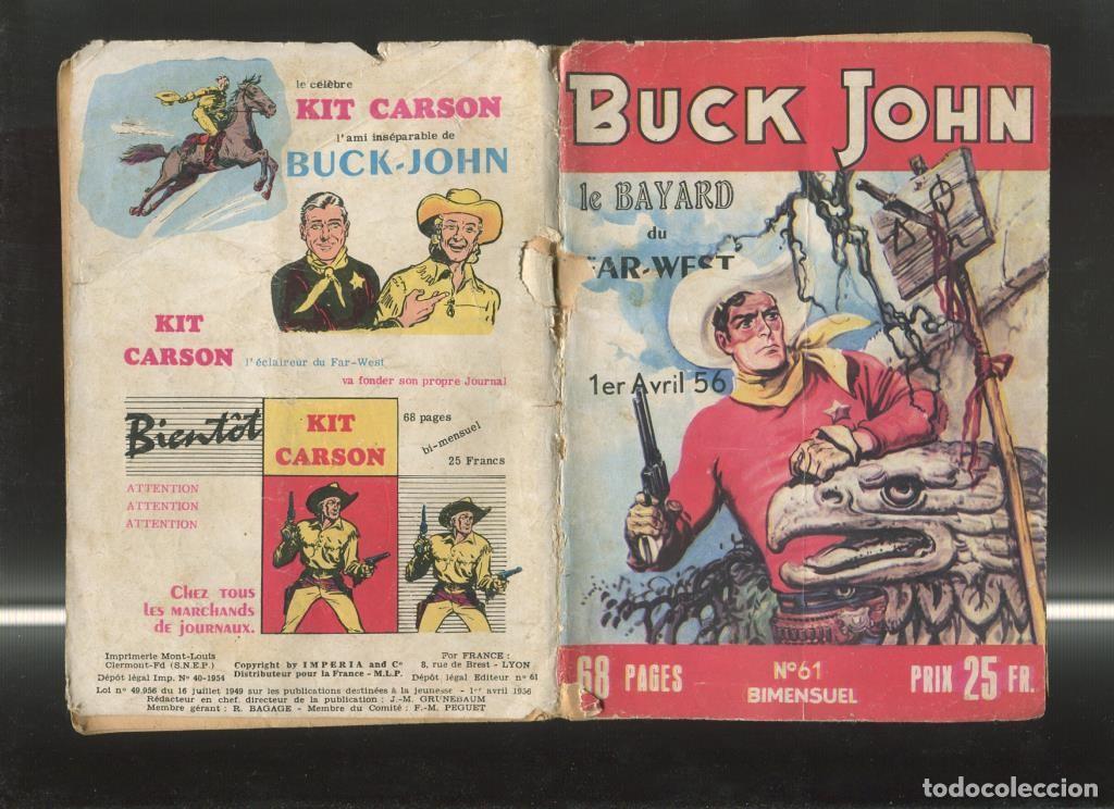 C&oacute;mics: Buck John numero 061: cubierta estropeada y con roto - Varios - Foto 1