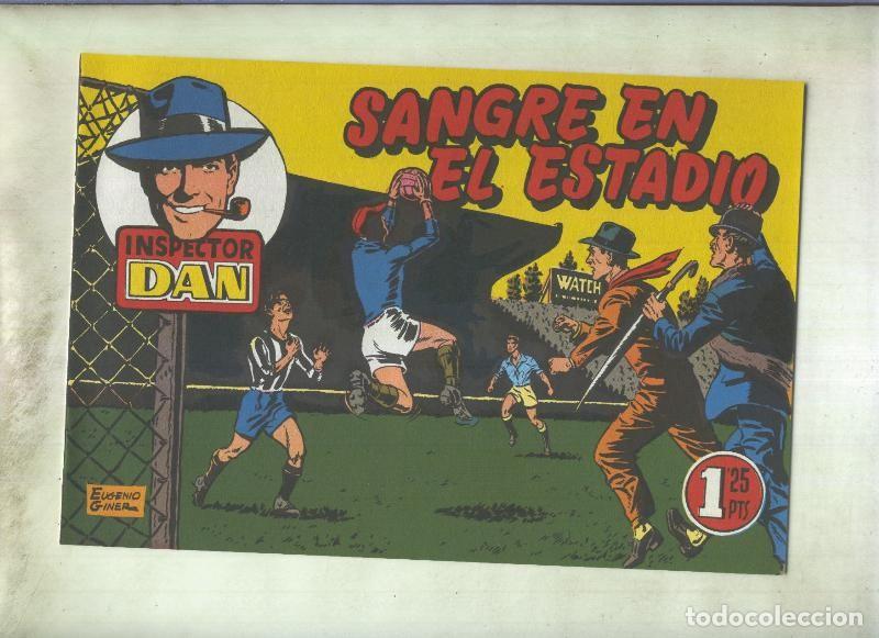 C&oacute;mics: Inspector Dan facsimil numero 14: Sangre en el estadio - Eugenio Giner - Foto 1