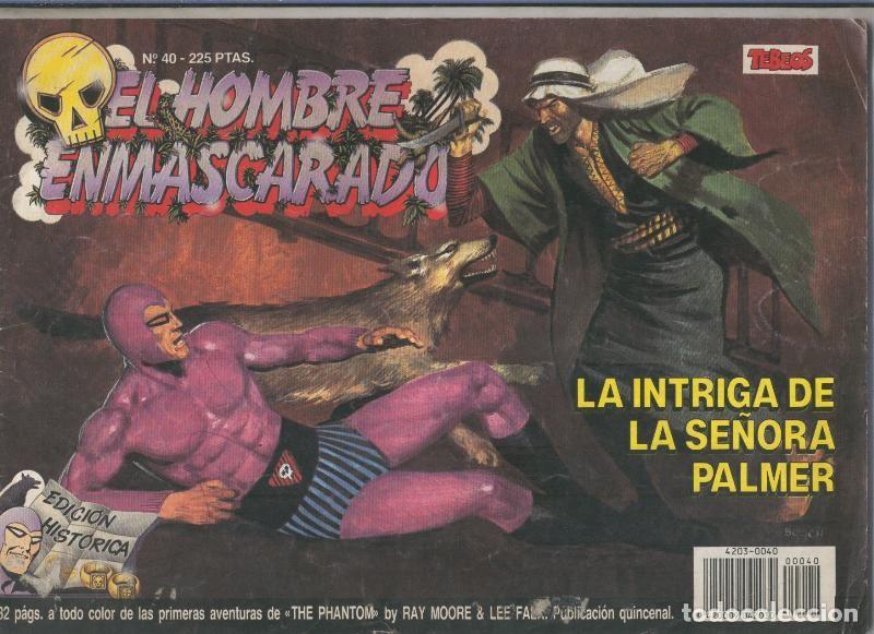 Fumetti: El Hombre Enmascarado numero 40 (numerado 2 en trasera) - Lee Falk