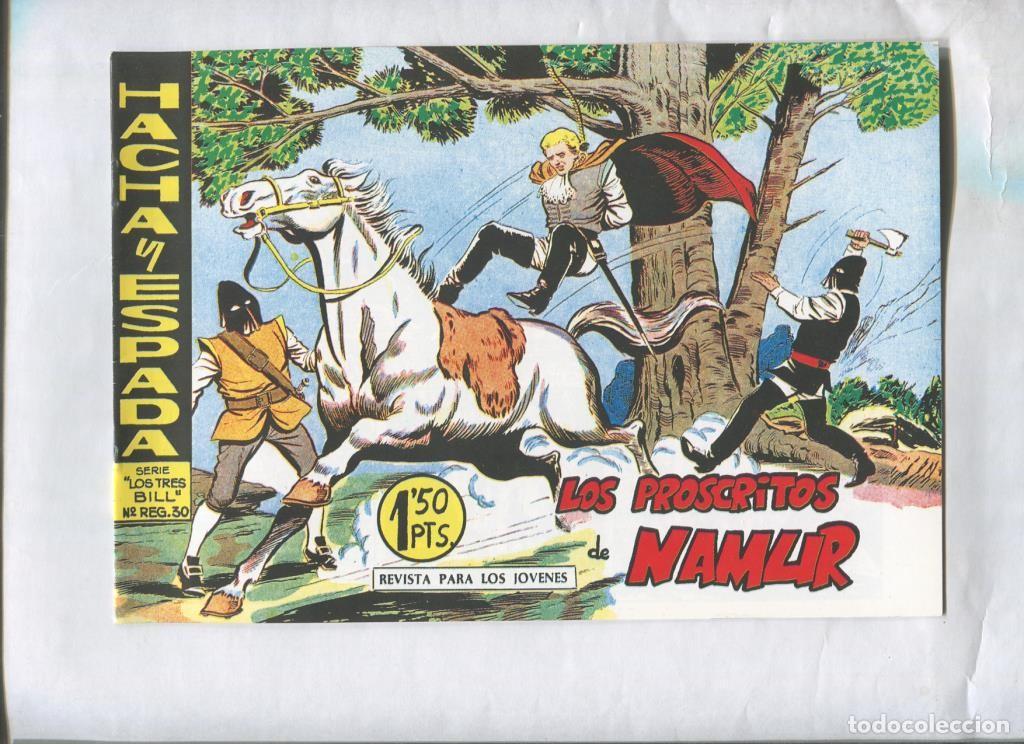 Comics : Facsimil: Hacha y Espada numero 04: Los proscritos de Namur - Armando