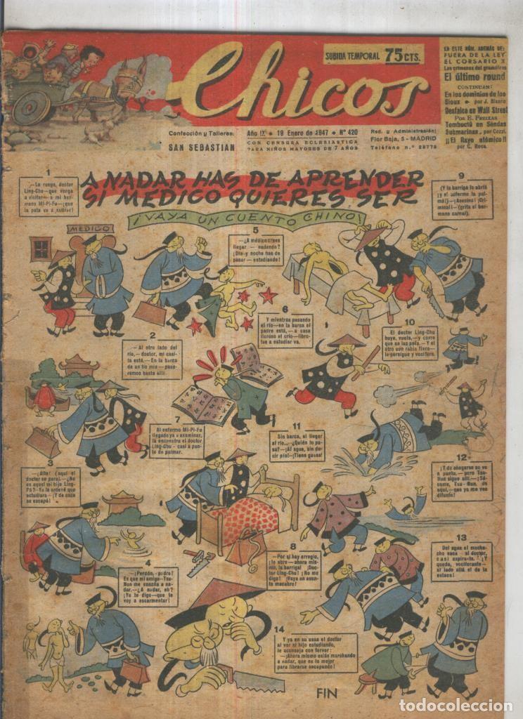 Fumetti: Chicos de Consuelo Gil numero 420 (procede de tomo desencuadernado) - Varios