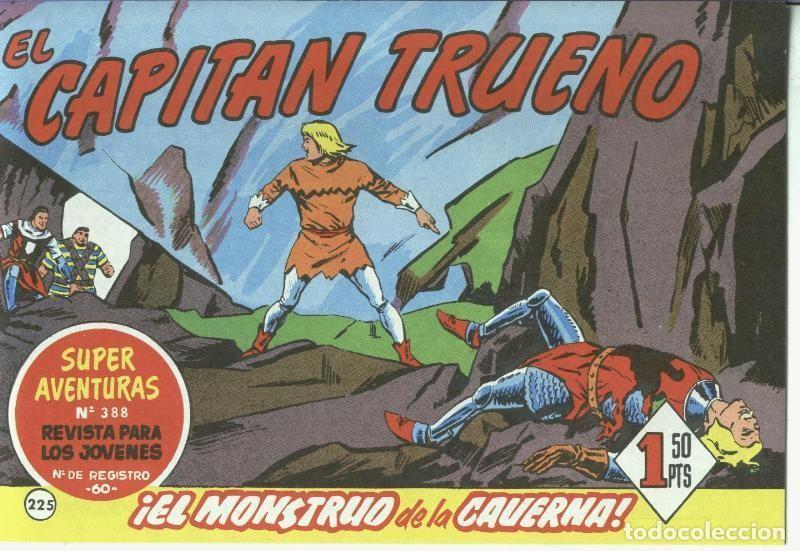 Comics: El Capitan trueno facsimil numero 225: El monstruo de la caverna - Angel Pardo-Victor Mora