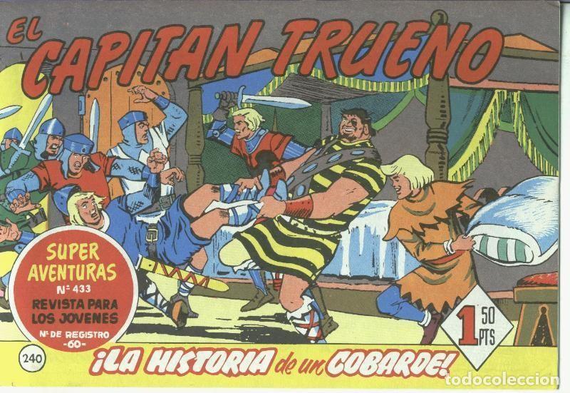 Comics: El Capitan trueno facsimil numero 240: La historia de un cobarde (numerado 1 en trasera) - Angel Par