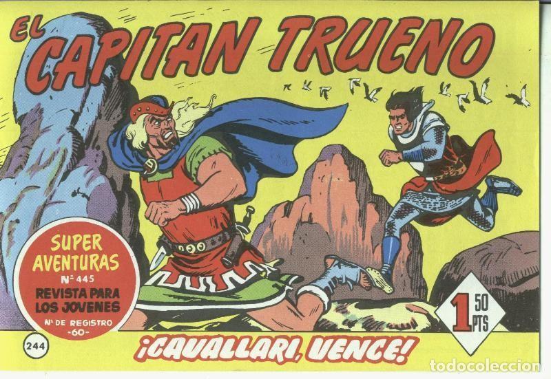 Comics: El Capitan trueno facsimil numero 244: Cavallari, vence - Angel Pardo-Victor Mora