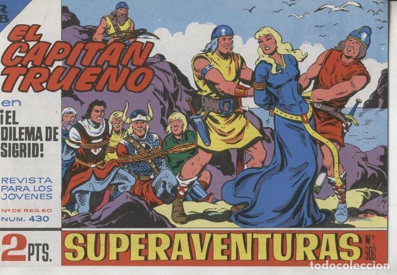 C&oacute;mics: El Capitan trueno facsimil numero 430: El dilema de Sigrid - Varios