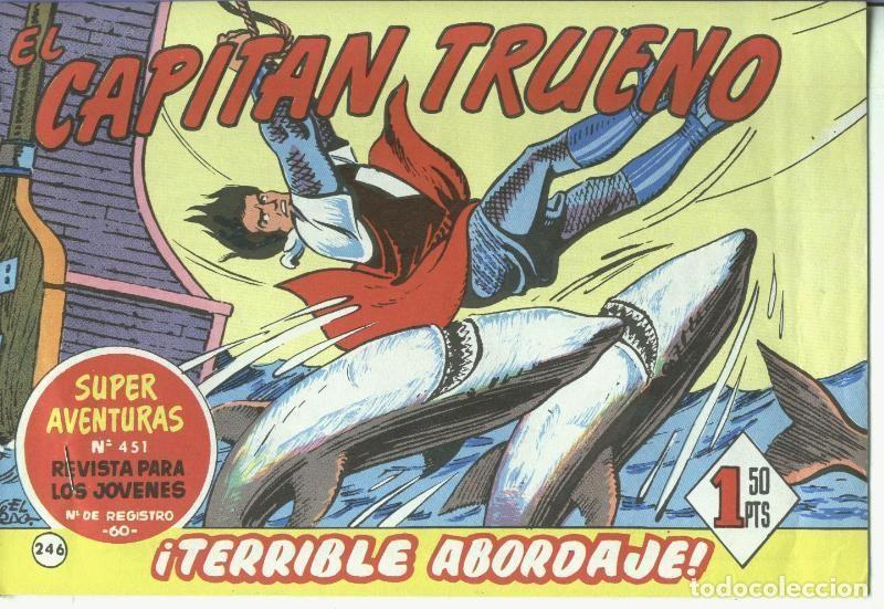 C&oacute;mics: El Capitan trueno facsimil numero 246: Terrible abordaje - Angel Pardo-Victor Mora