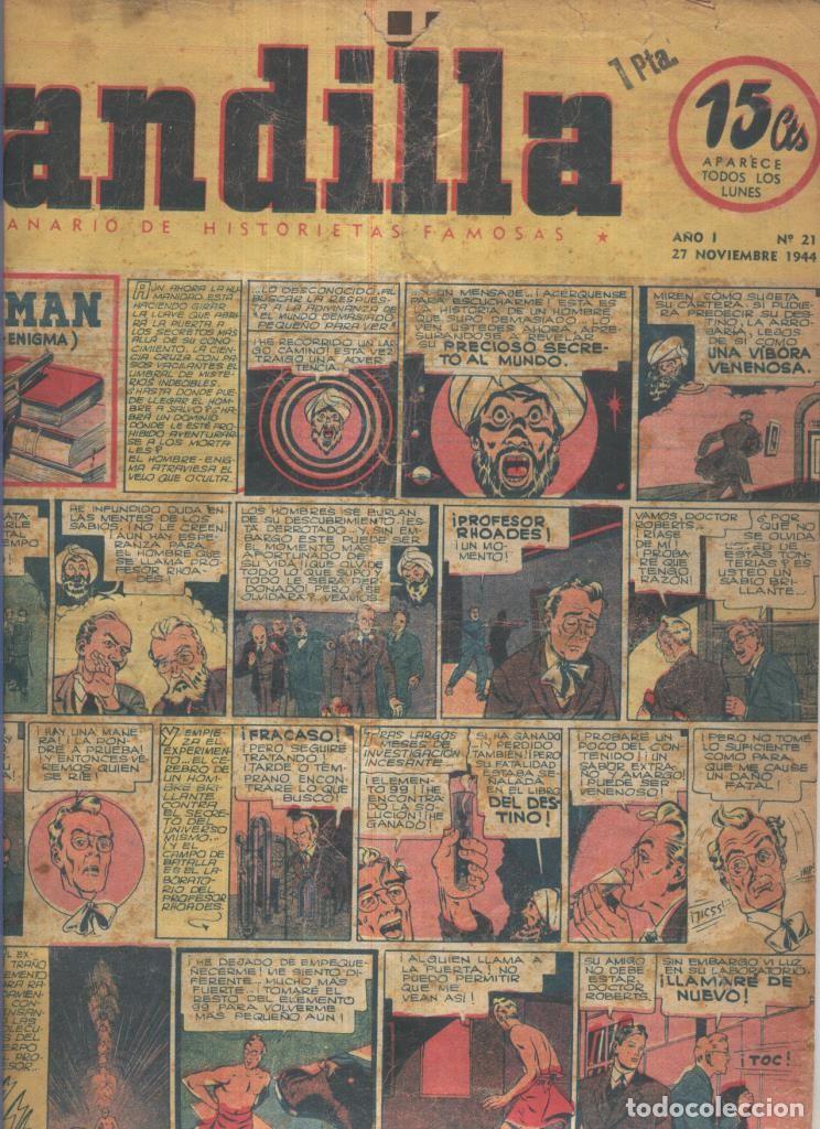 Fumetti: Pandilla semanario de historietas famosas numero 021 (procede de tomo desencuadernado) - Varios