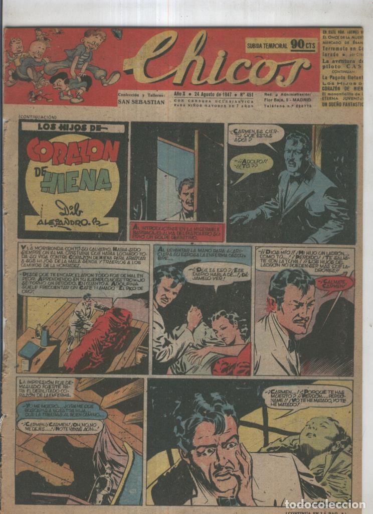 Fumetti: Chicos de Consuelo Gil numero 451 (procede de tomo desencuadernado) - Varios
