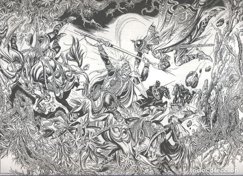 Comics: Lamina de Burne Hogarth (plate Four) - Burne Hogart