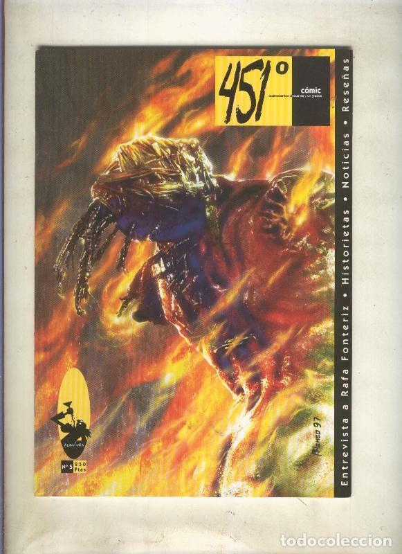 Comics: 451 grados numero 5, entrevista con Rafa Fonteriz - Varios