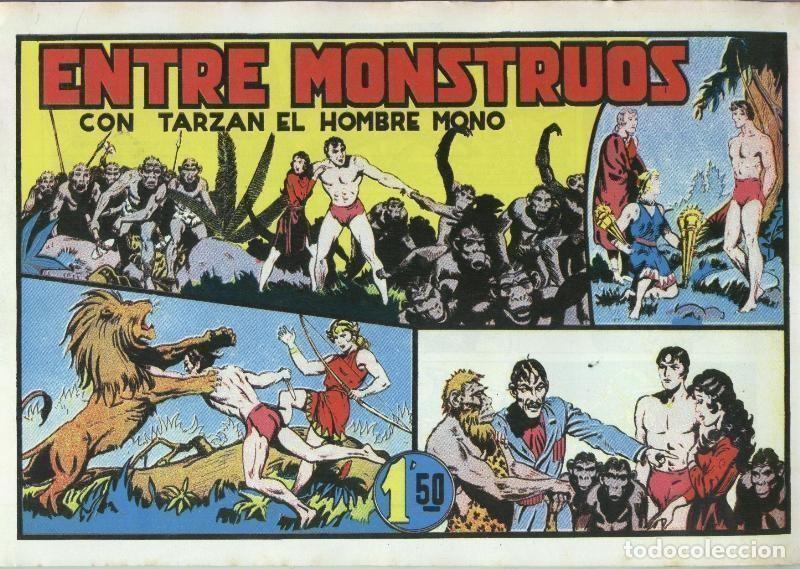 C&oacute;mics: Facsimil: Tarzan: Entre monstruos - Varios - Foto 1