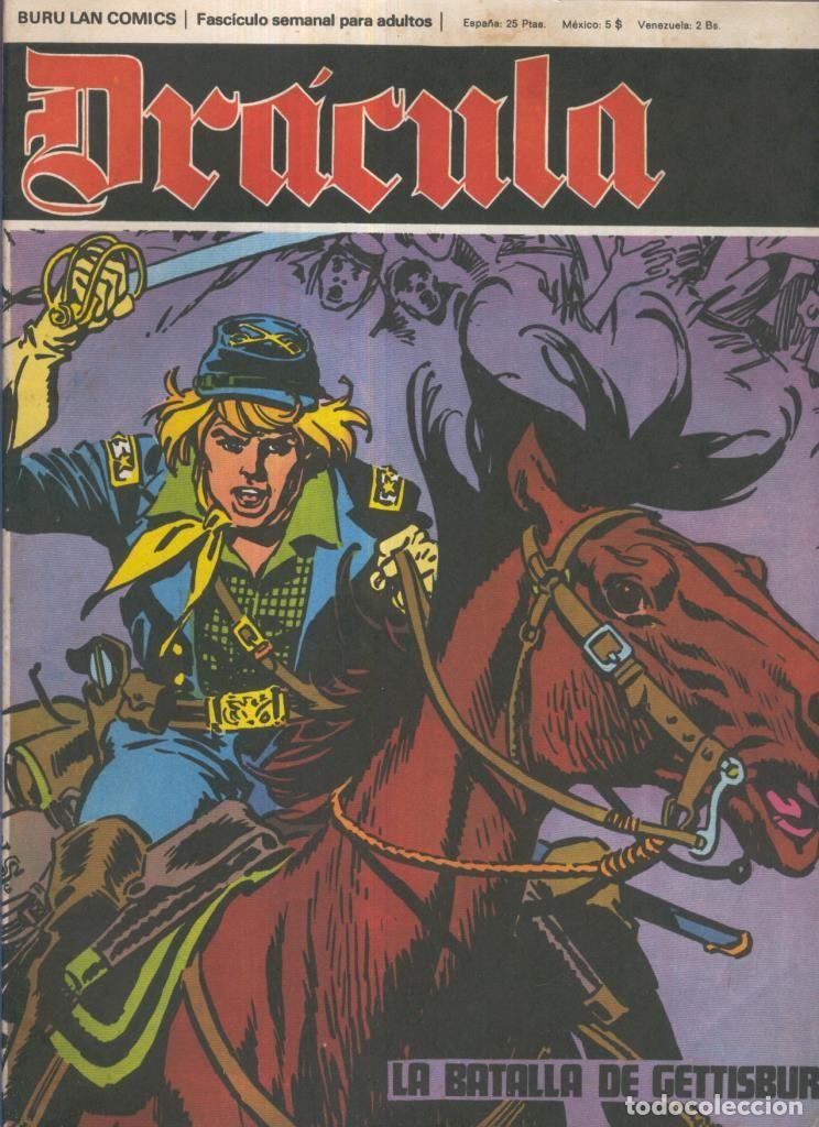 C&oacute;mics: Burulan: Dracula Delta 99 numero 32: La batalla de Gettisburg (numerado 1 trasera) - Carlos Gimenez