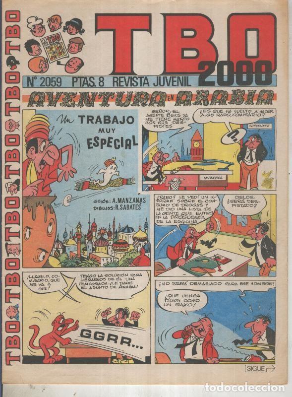 Fumetti: TBO 2000 numero 2059: Aventura en Arabia (Sabates) (numerado 2 en trasera) - Varios