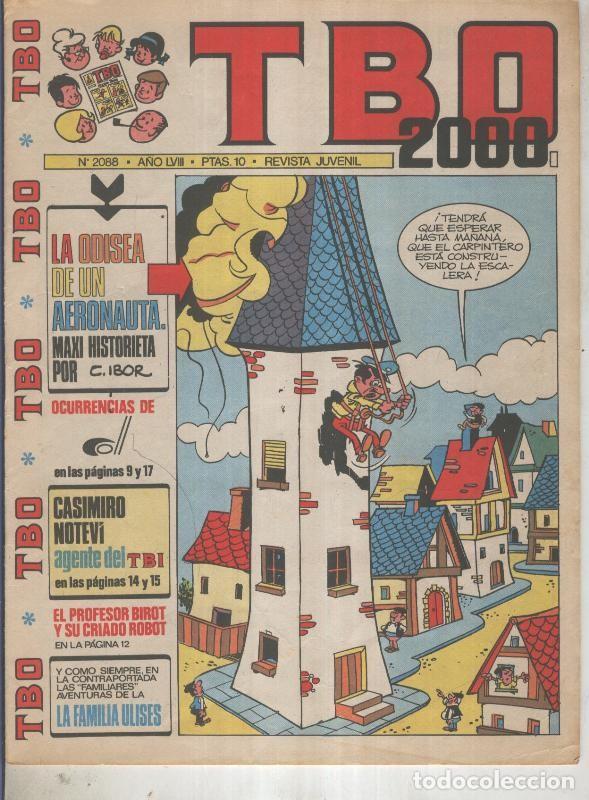 Comics: TBO 2000 numero 2088: La odisea de un aeronauta (Ibor) (numerado 2 en trasera) - Varios