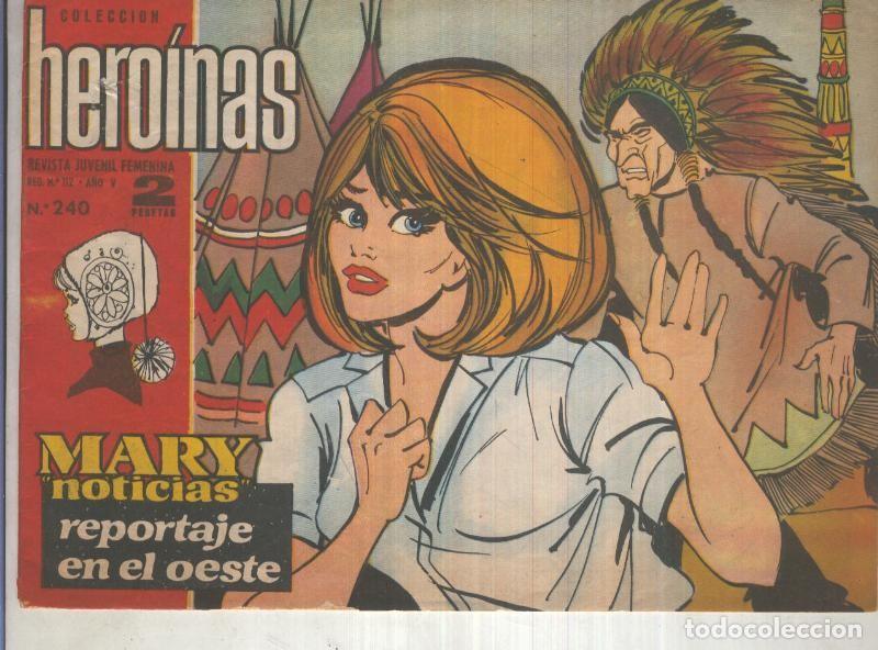 Comics: Mary Noticias numero 240 (trasera foto de Doug McClure) - Roy Mark-Carmen barbara