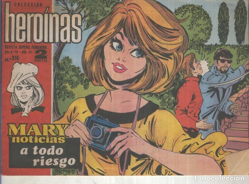 Comics: Mary Noticias numero 316 (traseran foto de David McCallum) - Roy Mark-Carmen barbara