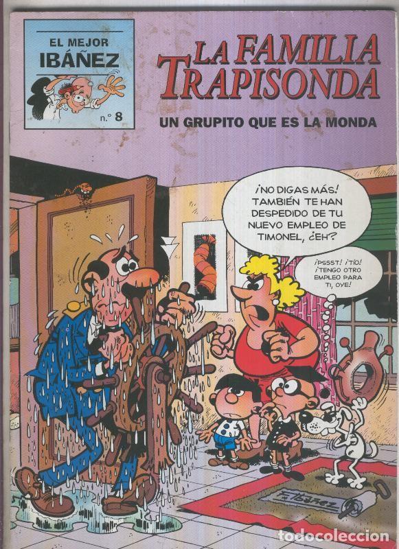 C&oacute;mics: El Mejor Iba&ntilde;ez numero 8: La familia trapisonda (numerado 6 en interior cubierta) - Francisco Iba&ntilde;ez