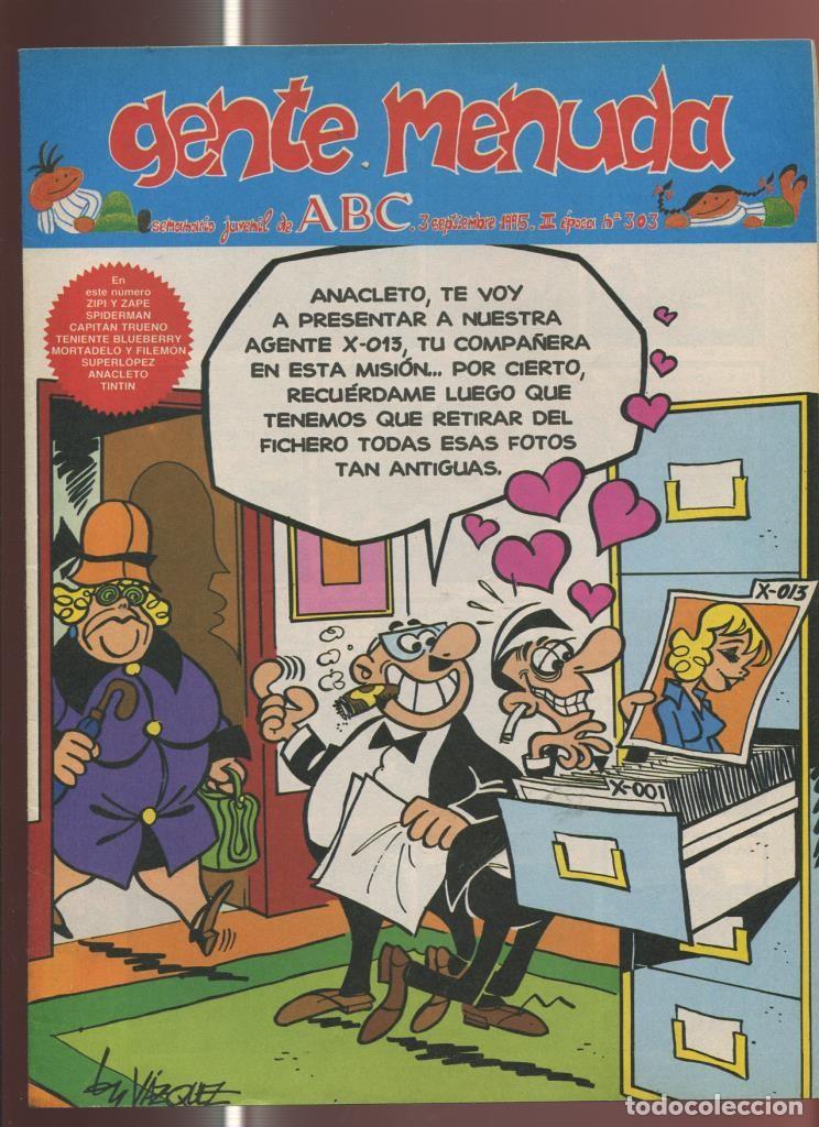 Comics: Gente Menuda seminario juvenil de ABC numero 303: El Capitan Trueno, etc - Varios