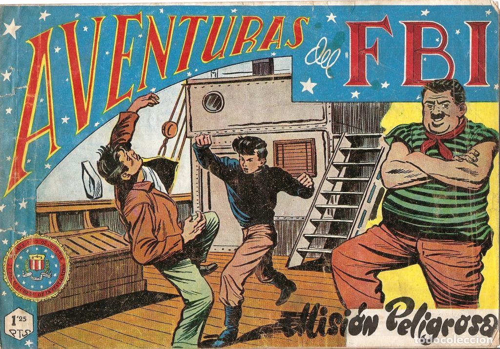 Comics: Aventuras del FBI original numero 072: Mision peligrosa (numerada 3 en trasera) - Luis Bermejo