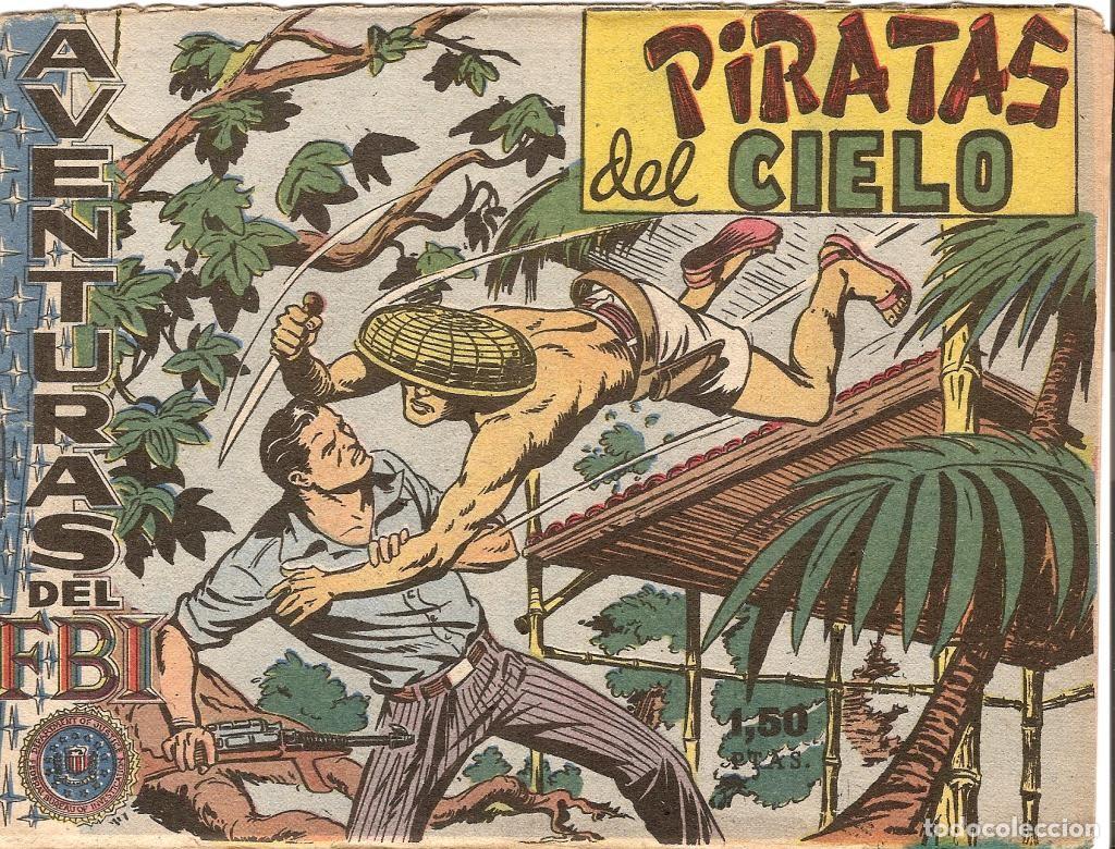 Fumetti: Aventuras del FBI original numero 002: Piratas del cielo (numerado 2 en trasera) - Luis Bermejo