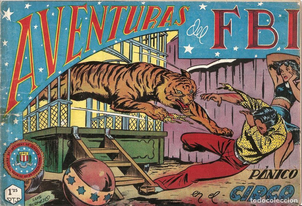 Fumetti: Aventuras del FBI original numero 019: Panico en el circo - Luis Bermejo