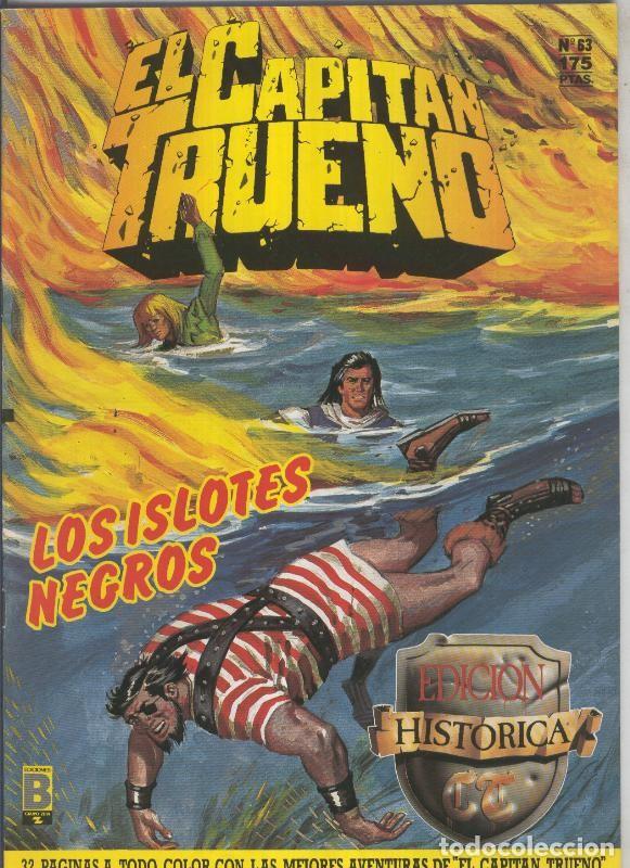 Comics: El Capitan Trueno edicion historica numero 063:Los islotes negros - Victor Mora-Ambros-Pardo-Antonio