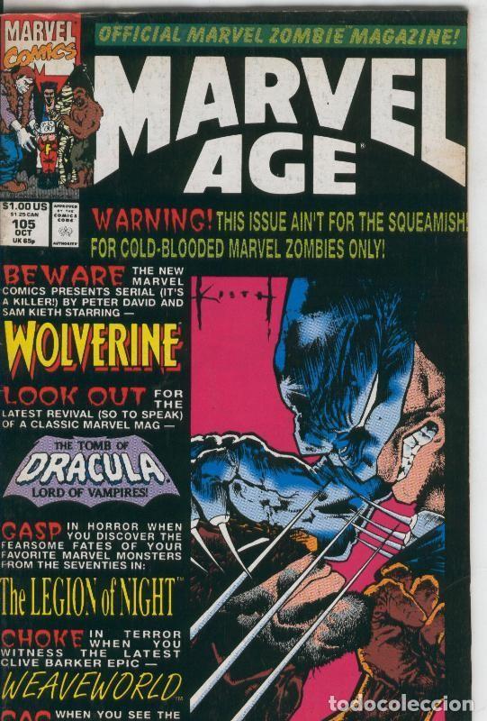 C&oacute;mics: Marvel Age numero 105 de 1991 - Varios - Foto 1