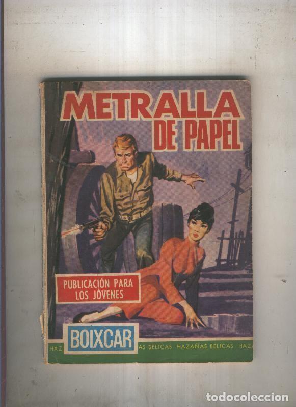 Comics: HAZA&Ntilde;AS BELICAS BOIXCAR numero 100: Metralla de papel - BOIXCAR