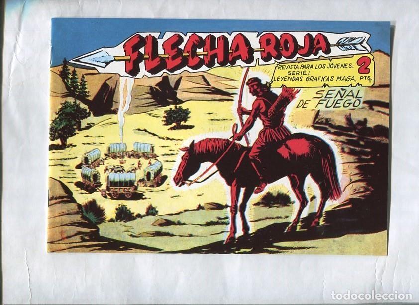 C&oacute;mics: Facsimil: Flecha Roja numero 39: Se&ntilde;al de fuego - - Foto 1