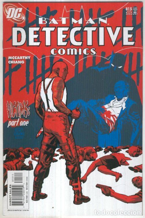 C&oacute;mics: DETECTIVE COMICS Vol.1 No.815: BATMAN - Victims 1 - Shane McCarthy - Foto 1