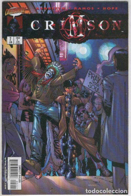 C&oacute;mics: CRIMSON Vol.1 No.2A-Cover: Unlife Story - Humberto Ramos, Francisco Haghenbeck, Oscar Pinto