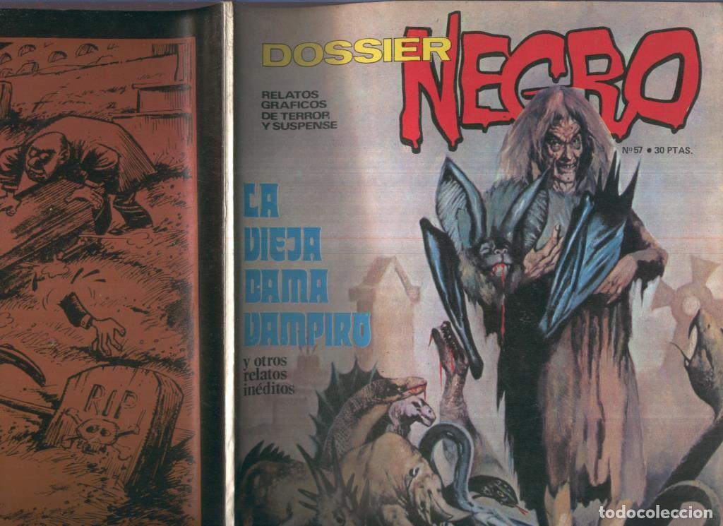 C&oacute;mics: Dossier Negro numero 057 (numerado 2 en primera hoja interior) - varios